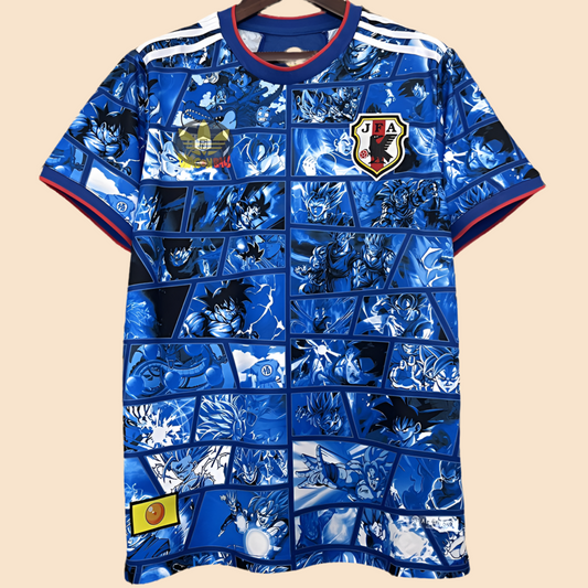 Jersey Japón Fan Edition - Dragon Ball Z Comic Blue