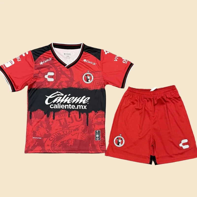 Kids Kit – 2025/2026 Club Tijuana (Xolos)