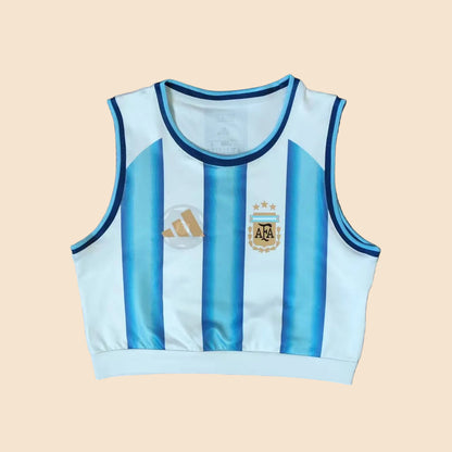 World Cup 2026 Argentina Crop Top