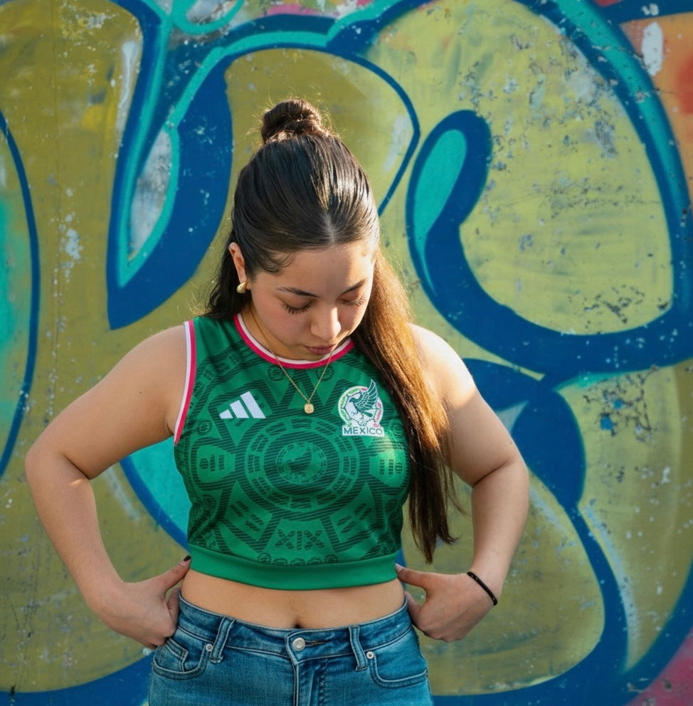 World Cup 2026 México Crop Top