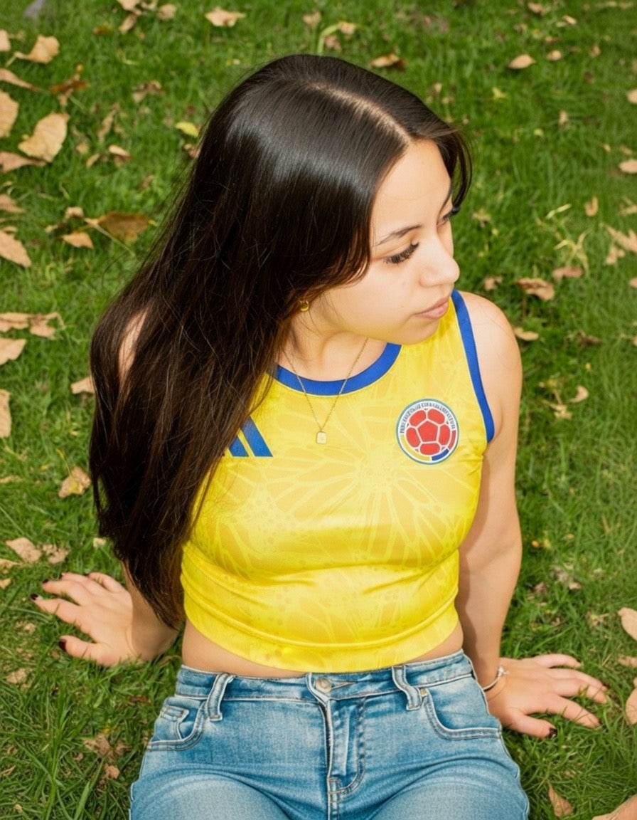 World Cup 2026 Colombia Crop Top