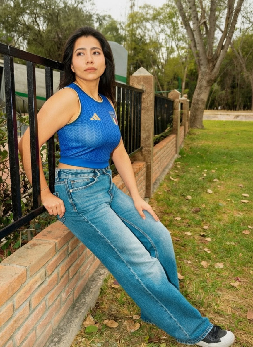 World Cup 2026 Italia Crop Top